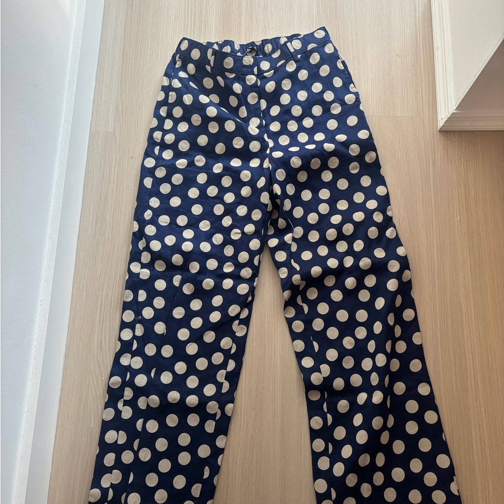 J Crew Polka Dot Pants